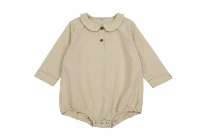 Donsje Amsterdam Bodysuits and Playsuits Baby Philly Romper Oatmeal