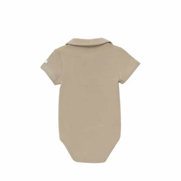 Donsje Amsterdam Bodysuits and Playsuits Baby Qoli Bodysuit Feather Grey