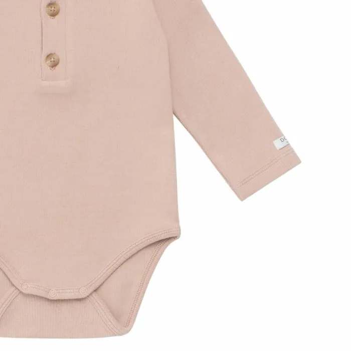 Donsje Amsterdam Bodysuits and Playsuits Baby Qouches Bodysuit Hazelnut Blush