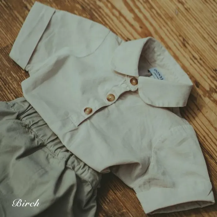 Donsje Amsterdam Bodysuits and Playsuits Baby Qrimml Romper Olive Grey