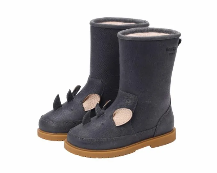 Donsje Amsterdam Boots Boys Wadudu Special Petrol Leather