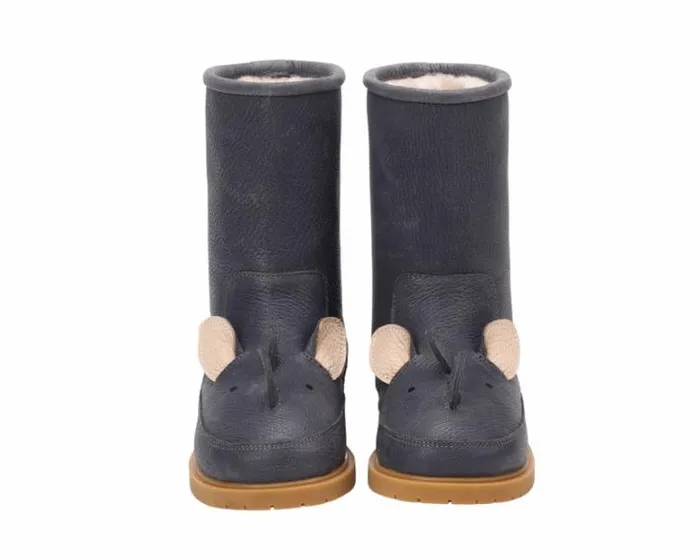 Donsje Amsterdam Boots Boys Wadudu Special Petrol Leather