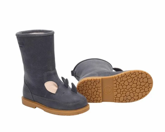 Donsje Amsterdam Boots Boys Wadudu Special Petrol Leather