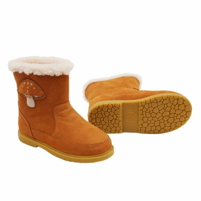 Donsje Amsterdam Boots Girls Dusk Camel Betting Leather