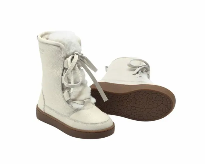 Donsje Amsterdam Boots Girls Sonny Boots Off White Leather