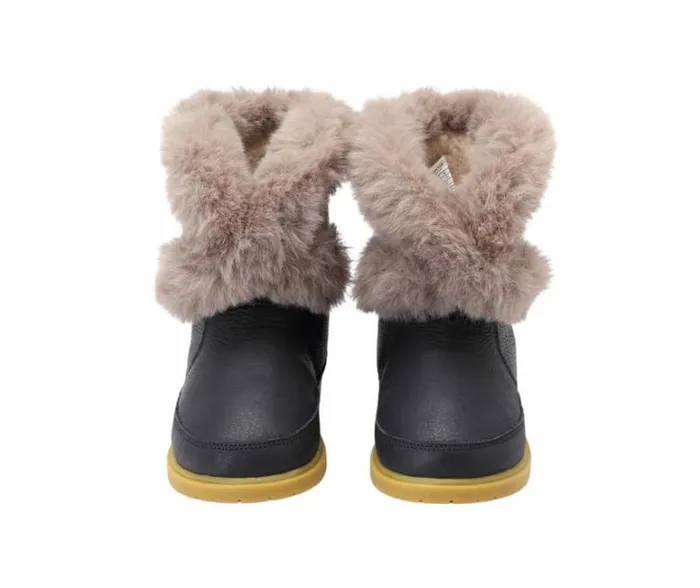 Donsje Amsterdam Boots Girls Tusi Navy Leather