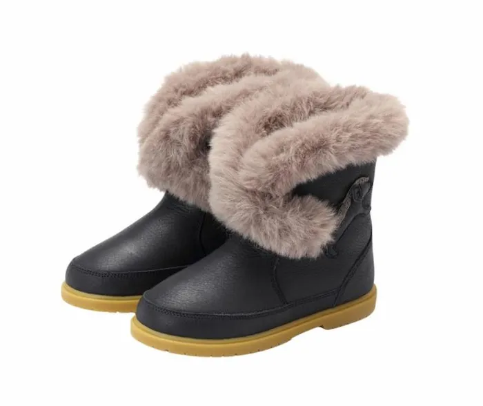Donsje Amsterdam Boots Girls Tusi Navy Leather
