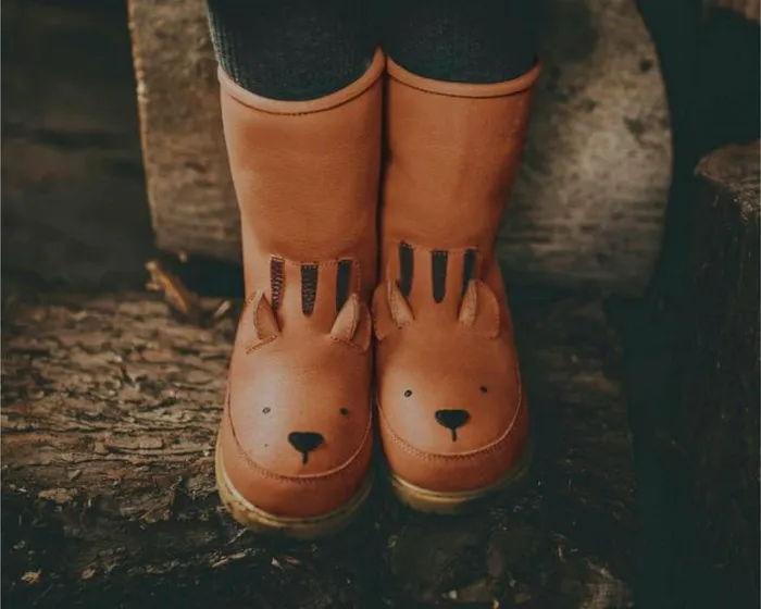 Donsje Amsterdam Boots Girls Wadudu Classic Boots Fudge Leather