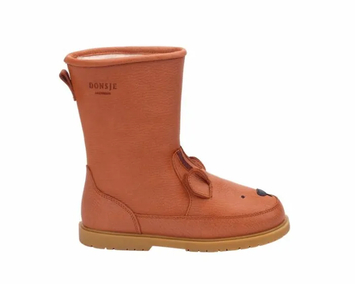 Donsje Amsterdam Boots Girls Wadudu Classic Boots Fudge Leather