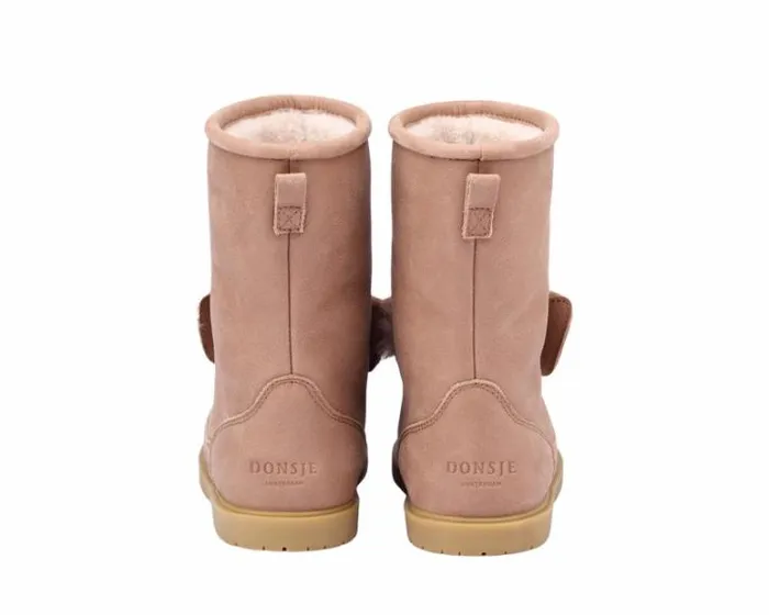 Donsje Amsterdam Boots Girls Wadudu Exclusive Boots Hazelnut Leather