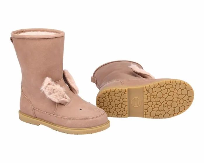 Donsje Amsterdam Boots Girls Wadudu Exclusive Boots Hazelnut Leather