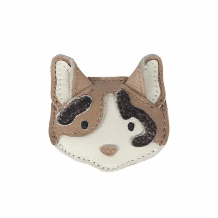 Donsje Amsterdam Clips Boys Josy Exclusive Hairclip Nutmeg Leather