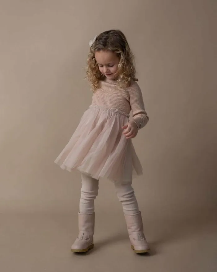 Donsje Amsterdam Dresses and Skirts Baby Lotus Dress Light Coral