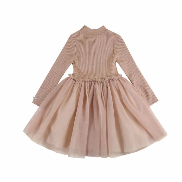 Donsje Amsterdam Dresses and Skirts Baby Lotus Dress Light Coral