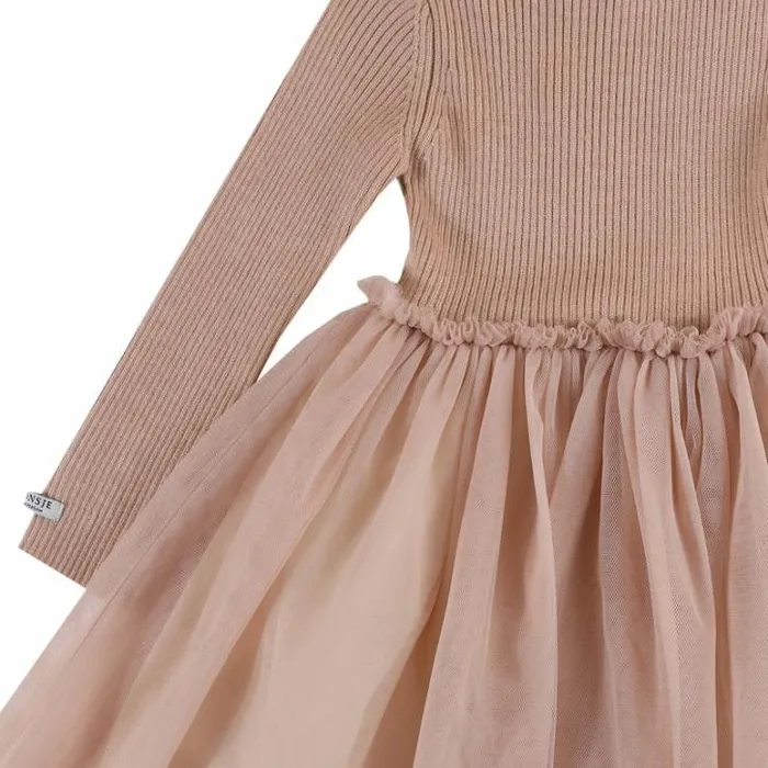 Donsje Amsterdam Dresses and Skirts Baby Lotus Dress Light Coral