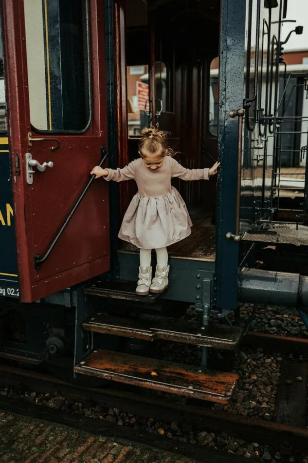 Donsje Amsterdam Dresses and Skirts Girls Furre Dress Lilac