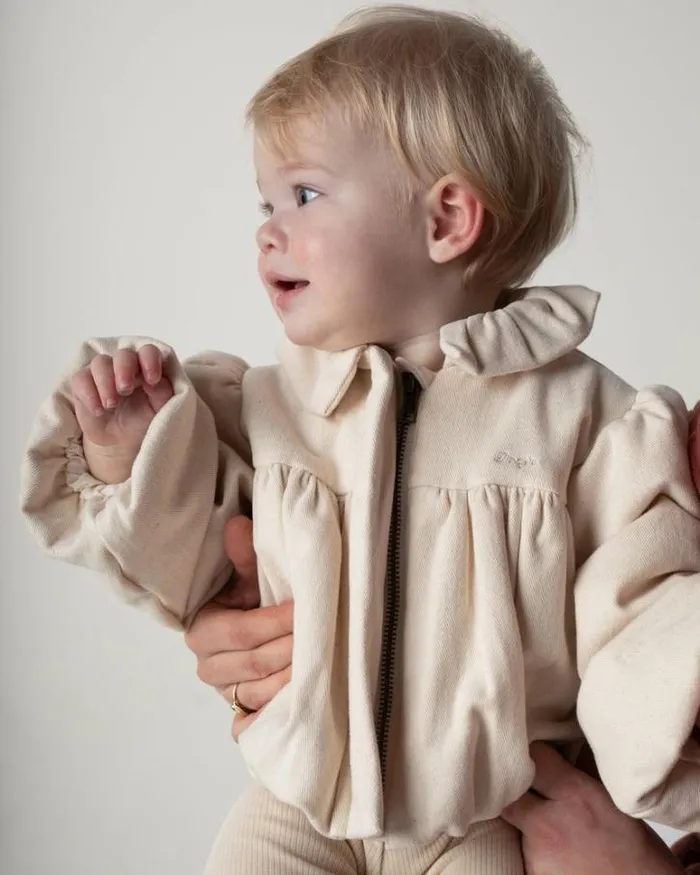 Donsje Amsterdam Jackets and Gilets Baby Felize Jacket Warm White