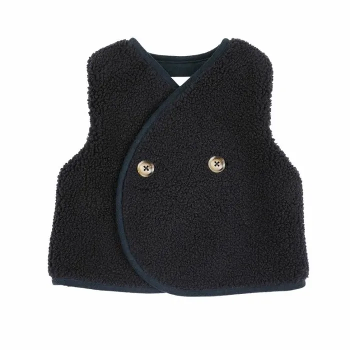 Donsje Amsterdam Jackets and Gilets Baby Monty Gilet Dark Marine