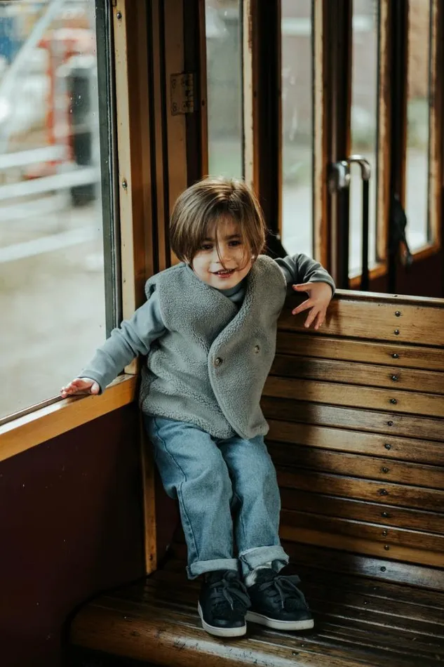 Donsje Amsterdam Jackets and Gilets Baby Monty Gilet Lava Grey
