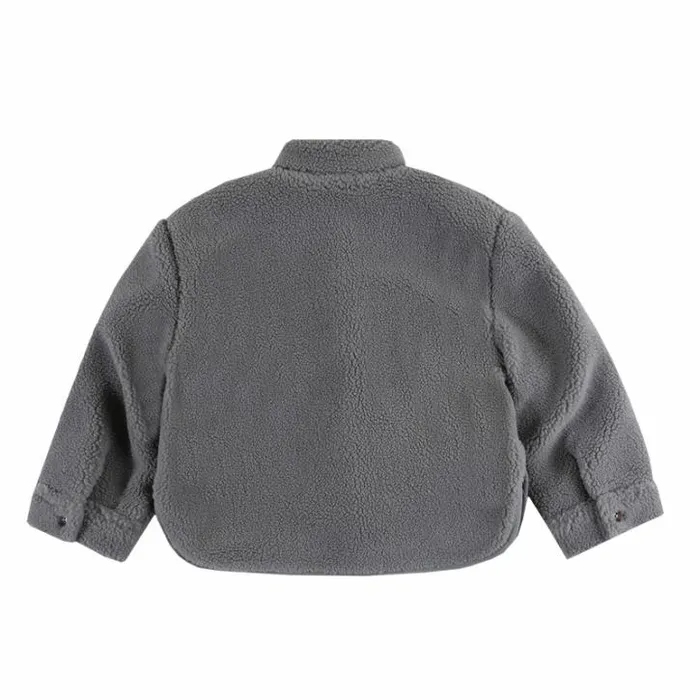 Donsje Amsterdam Jackets and Gilets Baby Thom Overshirt Lava Grey