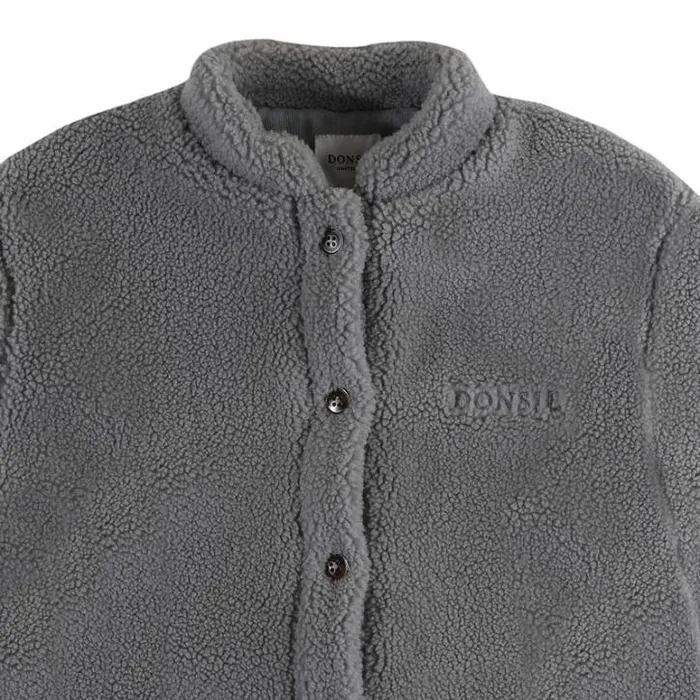 Donsje Amsterdam Jackets and Gilets Baby Thom Overshirt Lava Grey
