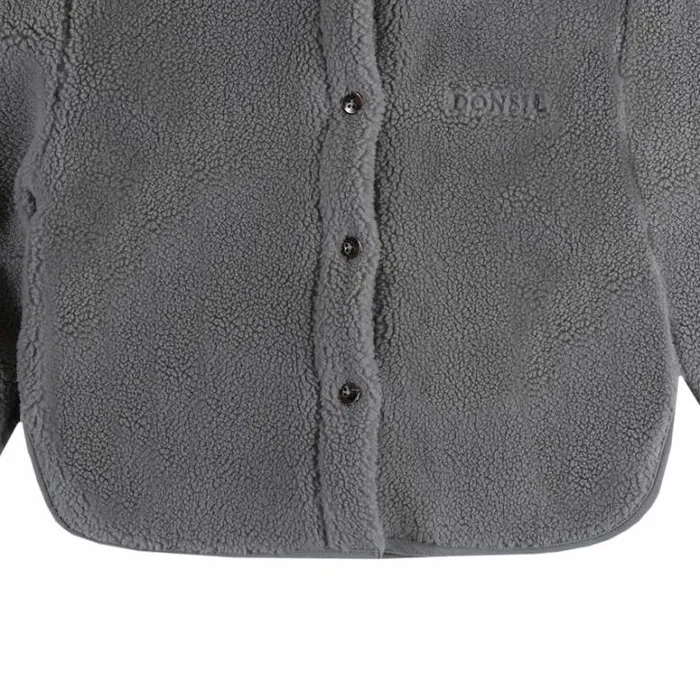 Donsje Amsterdam Jackets and Gilets Baby Thom Overshirt Lava Grey