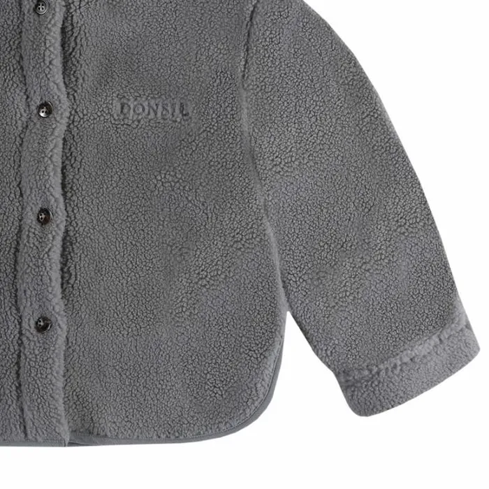 Donsje Amsterdam Jackets and Gilets Baby Thom Overshirt Lava Grey