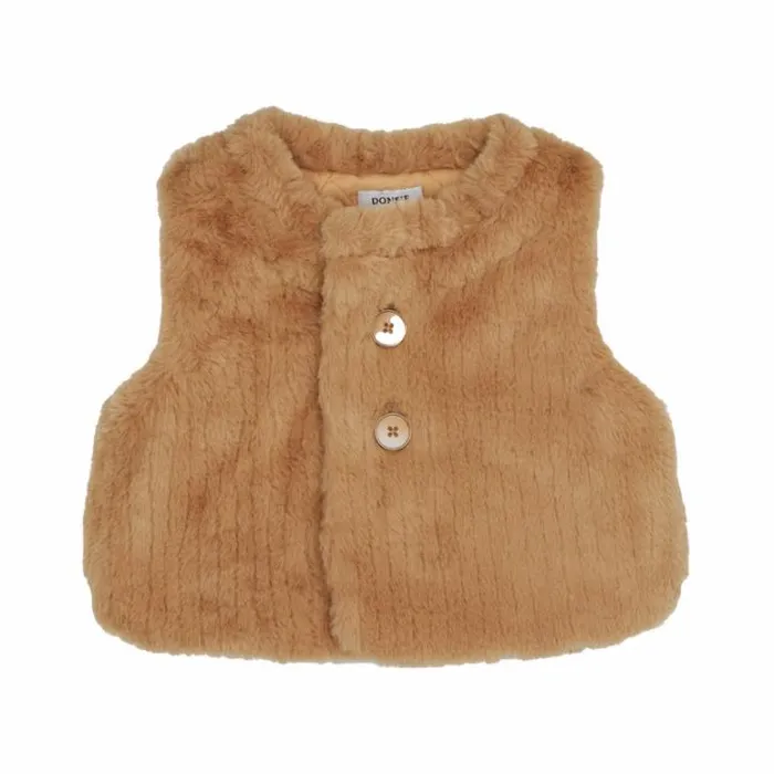 Donsje Amsterdam Jackets and Gilets Baby Tinge Gilet Clay Teddy