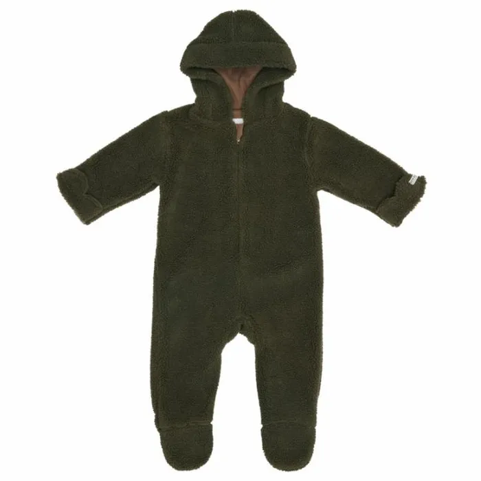 Donsje Amsterdam Jackets and Gilets Baby Yili Onesie Forest Green