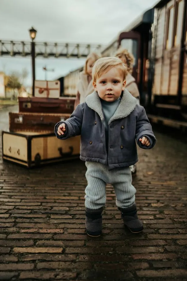 Donsje Amsterdam Jackets and Gilets Boys Crulli Jacket Dark Spruce