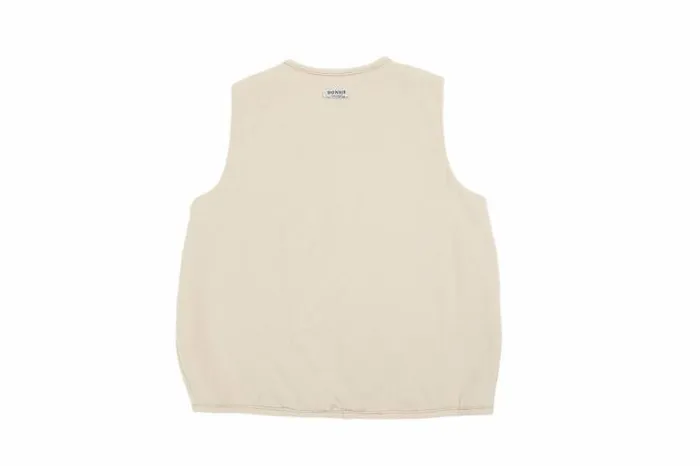 Donsje Amsterdam Jackets and Gilets Boys Dogan Waistcoat Coconut White