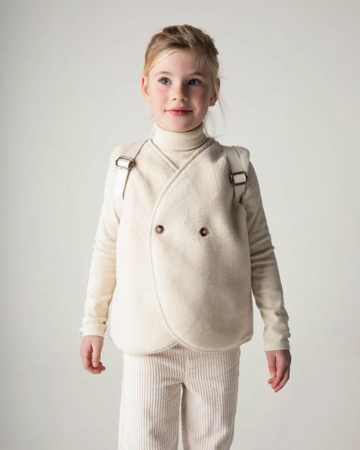 Donsje Amsterdam Jackets and Gilets Boys Monty Gilet Cream