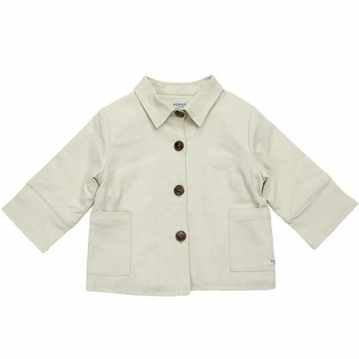 Donsje Amsterdam Jackets and Gilets Boys Sasha Jacket Misty White