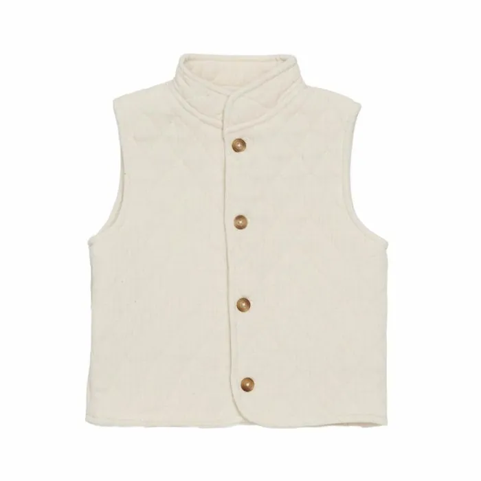 Donsje Amsterdam Jackets and Gilets Girls Brieck Waistcoat Warm White