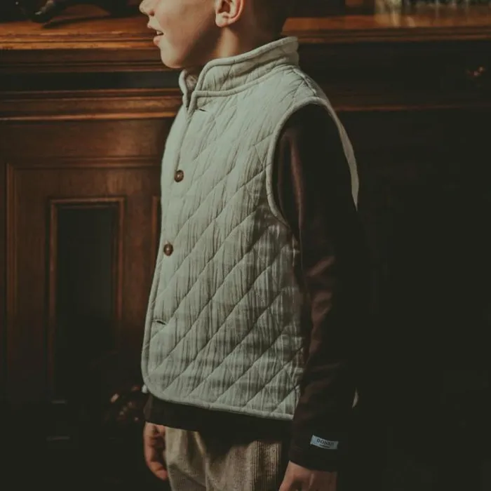 Donsje Amsterdam Jackets and Gilets Girls Brieck Waistcoat Warm White