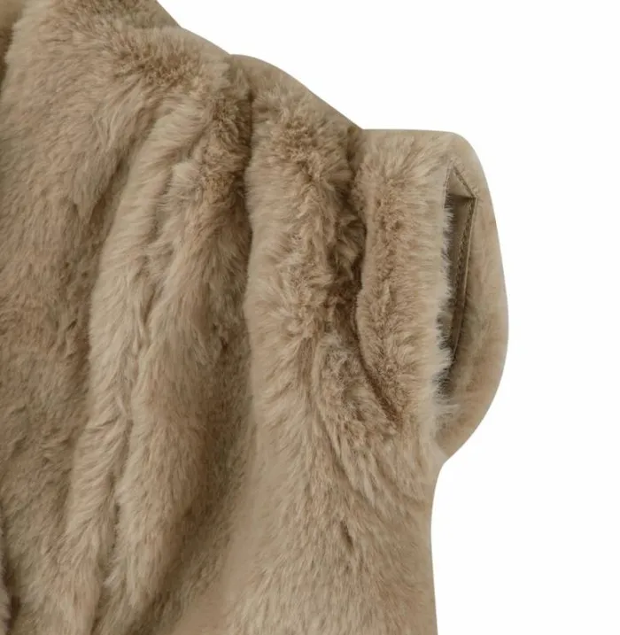 Donsje Amsterdam Jackets and Gilets Girls Carline Gilet Light Teddy