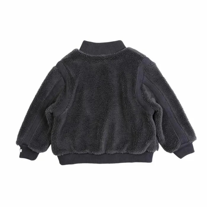 Donsje Amsterdam Jackets and Gilets Girls Lovi Jacket Anthracite