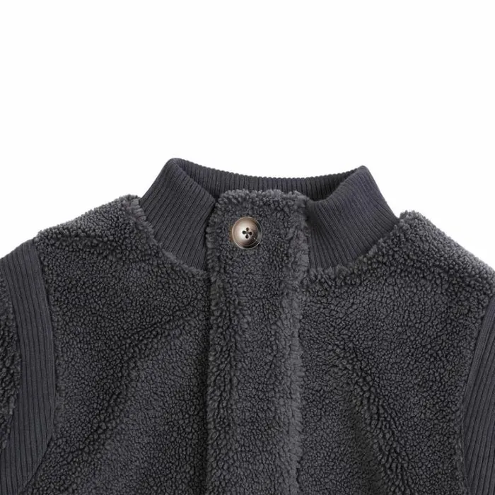 Donsje Amsterdam Jackets and Gilets Girls Lovi Jacket Anthracite
