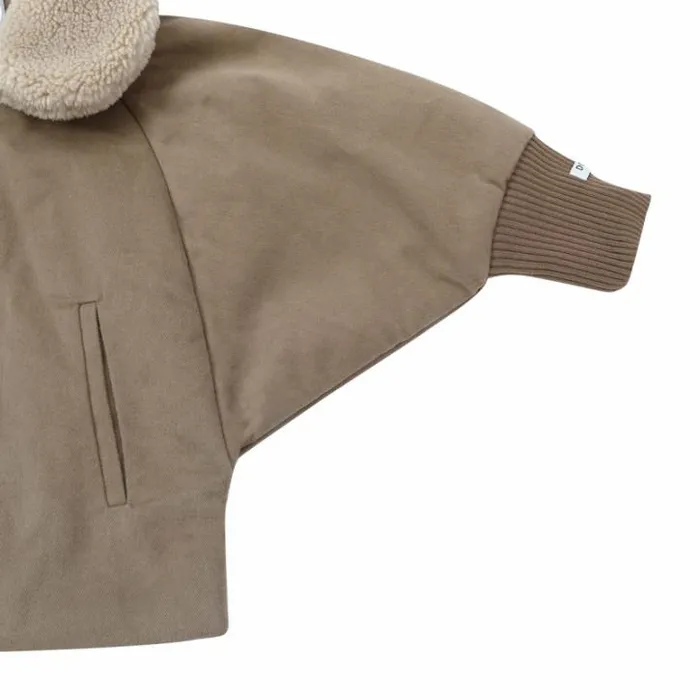 Donsje Amsterdam Jackets and Gilets Girls Mala Jacket Warm Taupe