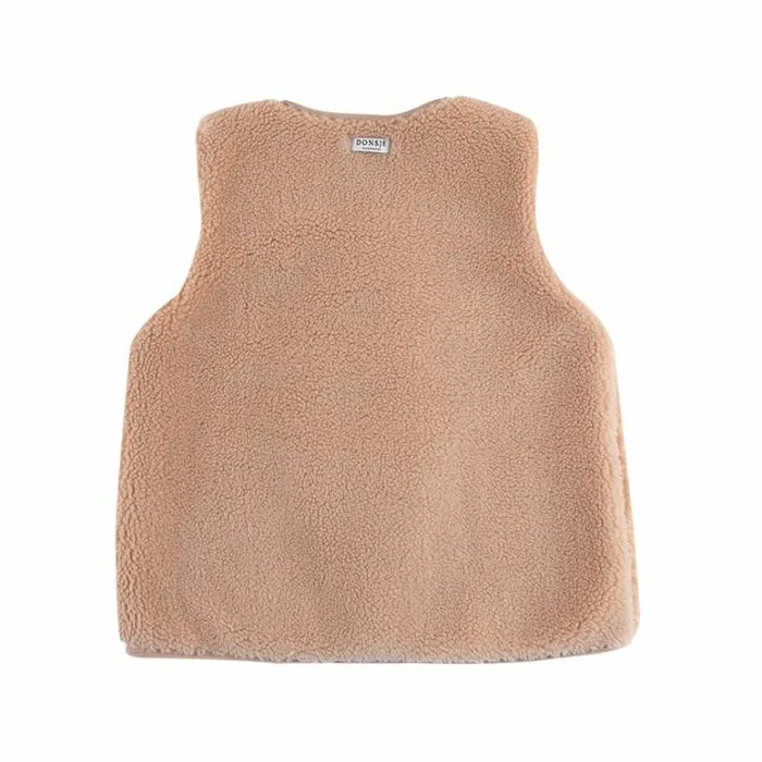 Donsje Amsterdam Jackets and Gilets Girls Monty Gilet Light Coral