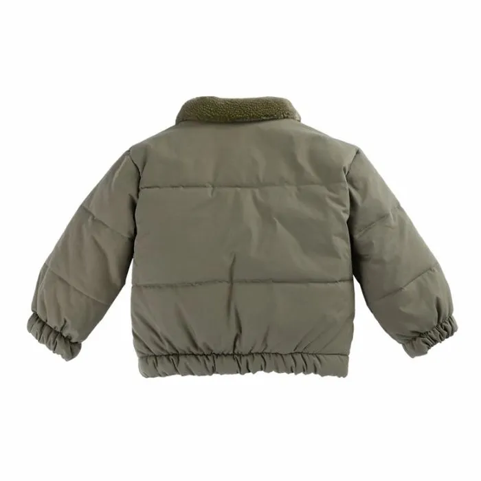 Donsje Amsterdam Jackets and Gilets Girls Wander Jacket Grey Olive