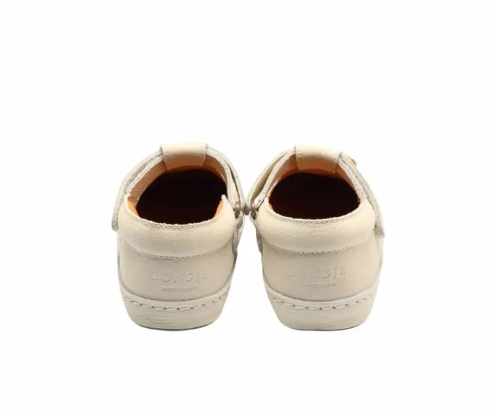Donsje Amsterdam Low Shoes Girls Bowi Shoes Cream Betting Leather