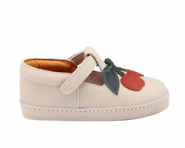 Donsje Amsterdam Low Shoes Girls Bowi Shoes Red Clay Leather
