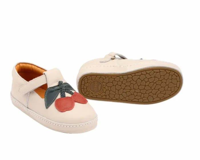 Donsje Amsterdam Low Shoes Girls Bowi Shoes Red Clay Leather