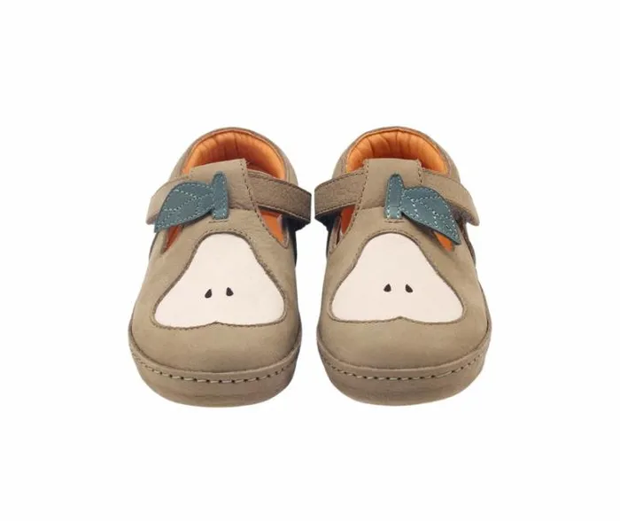 Donsje Amsterdam Low Shoes Girls Bowi Shoes Sage Betting Leather