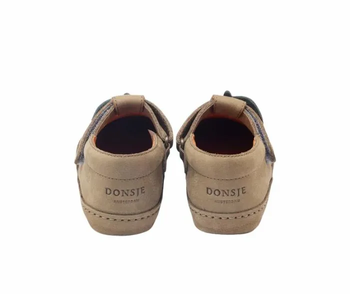 Donsje Amsterdam Low Shoes Girls Bowi Shoes Sage Betting Leather