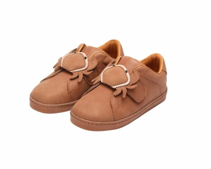 Donsje Amsterdam Low Shoes Girls Hayo Walnut Leather