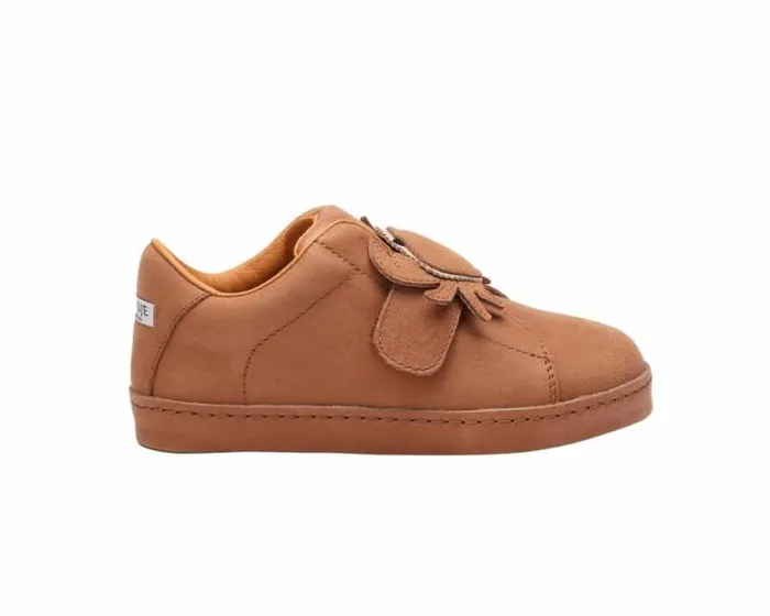 Donsje Amsterdam Low Shoes Girls Hayo Walnut Leather