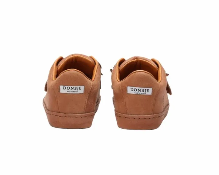 Donsje Amsterdam Low Shoes Girls Hayo Walnut Leather
