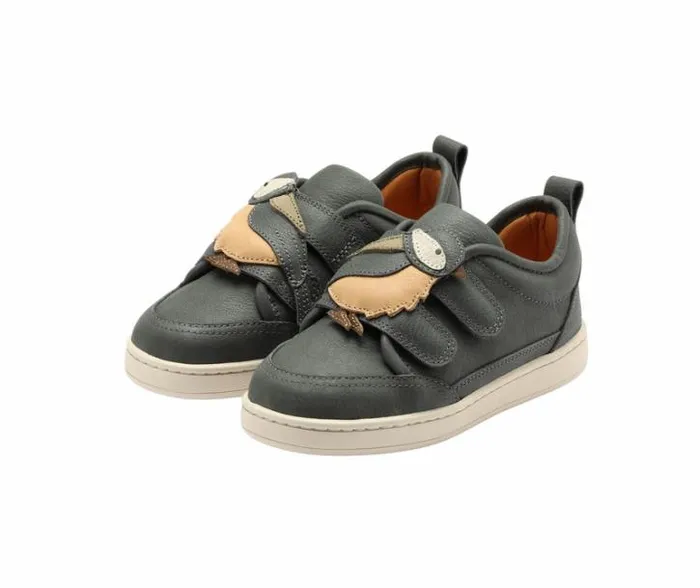 Donsje Amsterdam Low Shoes Girls Kien Sneakers Petrol Leather